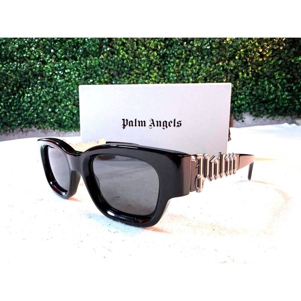 Palm Angels Posey Sunglasses‎ Streetwear Black Grey Designer Fashion NWT